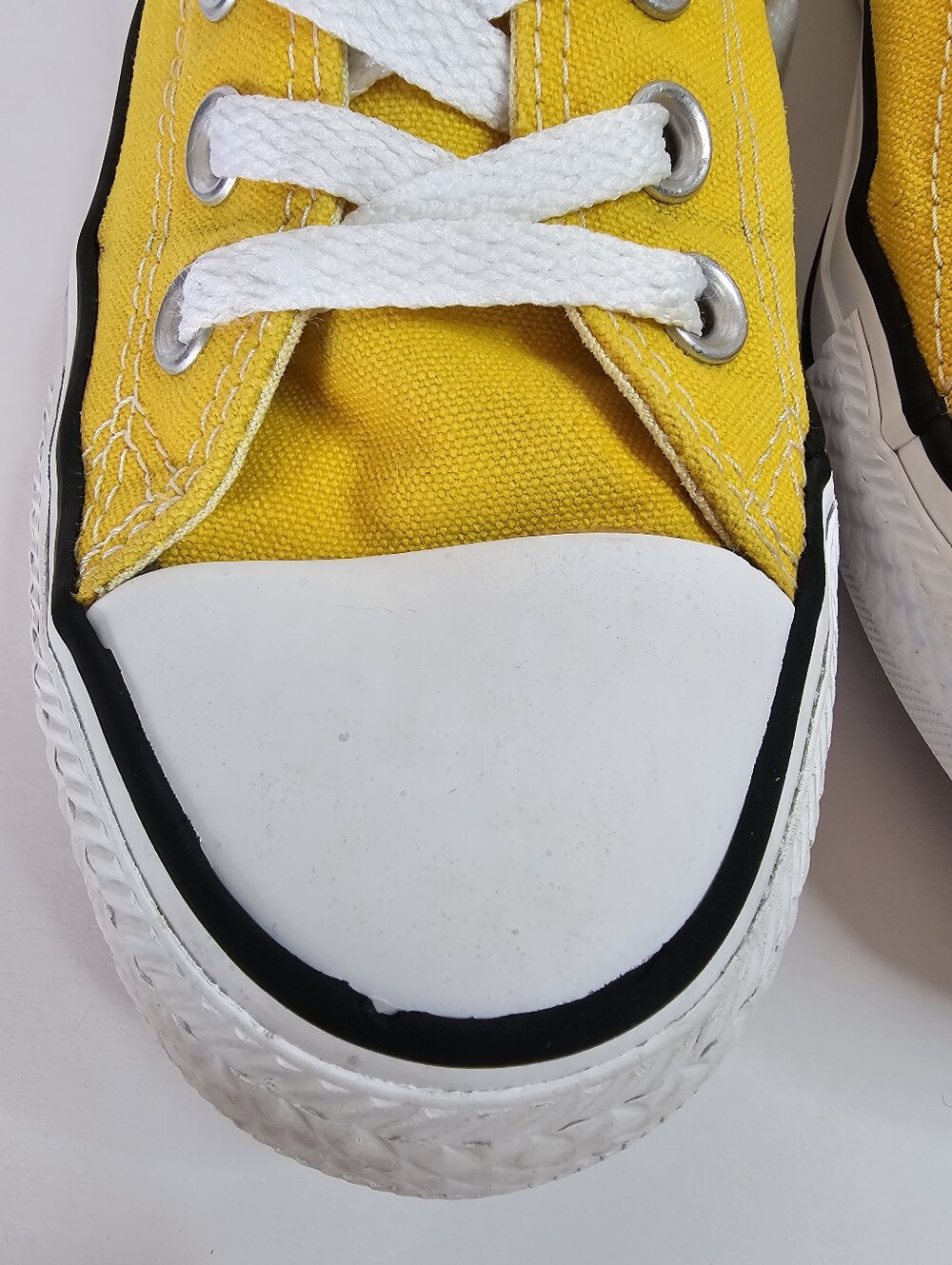 Converse All Star Low Top Chuck Taylor Yellow Sz 7 Streetwear Casual Sneakers - Picture 10 of 10